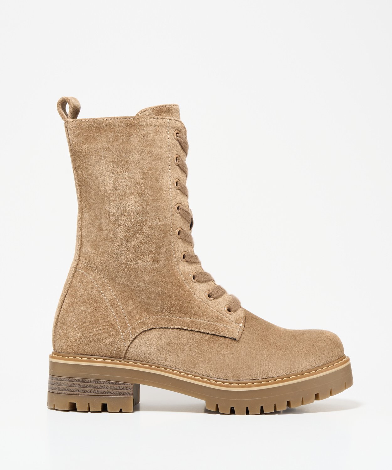 Botines planos militares image number null